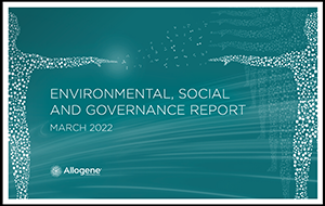 ENVIRONMENTAL, SOCIAL AND GOVERNANCE REPORT